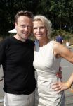 Hilversum 27 augustus 2019
Najaarspresentatie NPO op het mediapark. Anita Witzier met haar man Michiel