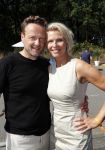 Hilversum 27 augustus 2019
Najaarspresentatie NPO op het mediapark. Anita Witzier met haar man Michiel
