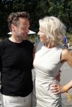 Hilversum 27 augustus 2019
Najaarspresentatie NPO op het mediapark. Anita Witzier met haar man Michiel