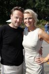 Hilversum 27 augustus 2019
Najaarspresentatie NPO op het mediapark. Anita Witzier met haar man Michiel