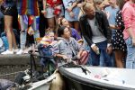 Amsterdam 3 augustus 2019
Gaypride in de grachten van Amsterdam.
Birgit Schuurman met haar nieuwe vriend Sander v Haarlem.