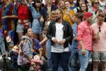 Amsterdam 3 augustus 2019
Gaypride in de grachten van Amsterdam.
Birgit Schuurman met haar nieuwe vriend Sander v Haarlem.