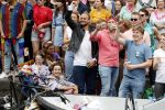 Amsterdam 3 augustus 2019
Gaypride in de grachten van Amsterdam.
Birgit Schuurman met haar nieuwe vriend Sander v Haarlem.