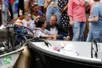 Amsterdam 3 augustus 2019
Gaypride in de grachten van Amsterdam.
Birgit Schuurman met haar nieuwe vriend Sander v Haarlem.