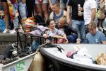 Amsterdam 3 augustus 2019
Gaypride in de grachten van Amsterdam.
Birgit Schuurman met haar nieuwe vriend Sander v Haarlem.