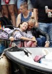 Amsterdam 3 augustus 2019
Gaypride in de grachten van Amsterdam.
Birgit Schuurman met haar nieuwe vriend Sander v Haarlem.