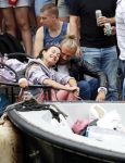 Amsterdam 3 augustus 2019
Gaypride in de grachten van Amsterdam.
Birgit Schuurman met haar nieuwe vriend Sander v Haarlem.