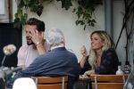 Amsterdam 28 augustus 2019
Candy Dulfer met vriend Rafael op terras en daarna op de fiets in Amsterdam.