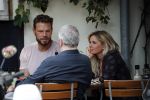 Amsterdam 28 augustus 2019
Candy Dulfer met vriend Rafael op terras en daarna op de fiets in Amsterdam.