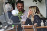 Amsterdam 28 augustus 2019
Candy Dulfer met vriend Rafael op terras en daarna op de fiets in Amsterdam.