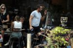Amsterdam 28 augustus 2019
Chantal janzen met man Marco Geeratz en hun zoontje op de cornelis schuytstraat.