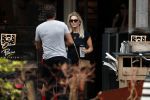 Amsterdam 28 augustus 2019
Chantal janzen met man Marco Geeratz en hun zoontje op de cornelis schuytstraat.