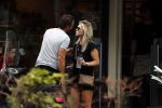 Amsterdam 28 augustus 2019
Chantal janzen met man Marco Geeratz en hun zoontje op de cornelis schuytstraat.