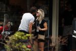 Amsterdam 28 augustus 2019
Chantal janzen met man Marco Geeratz en hun zoontje op de cornelis schuytstraat.