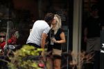 Amsterdam 28 augustus 2019
Chantal janzen met man Marco Geeratz en hun zoontje op de cornelis schuytstraat.