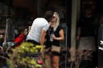 Amsterdam 28 augustus 2019
Chantal janzen met man Marco Geeratz en hun zoontje op de cornelis schuytstraat.
