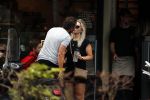 Amsterdam 28 augustus 2019
Chantal janzen met man Marco Geeratz en hun zoontje op de cornelis schuytstraat.