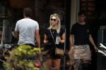 Amsterdam 28 augustus 2019
Chantal janzen met man Marco Geeratz en hun zoontje op de cornelis schuytstraat.
