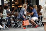 Amsterdam 21 augustus 2019
Connie Witteman lunchen met haar zoon Marvin Breukhoven .