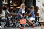 Amsterdam 21 augustus 2019
Connie Witteman lunchen met haar zoon Marvin Breukhoven .