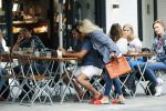Amsterdam 21 augustus 2019
Connie Witteman lunchen met haar zoon Marvin Breukhoven .