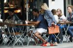 Amsterdam 21 augustus 2019
Connie Witteman lunchen met haar zoon Marvin Breukhoven .