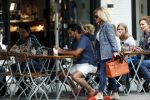 Amsterdam 21 augustus 2019
Connie Witteman lunchen met haar zoon Marvin Breukhoven .