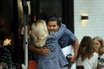 Amsterdam 21 augustus 2019
Connie Witteman lunchen met haar zoon Marvin Breukhoven .