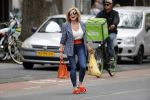 Amsterdam 21 augustus 2019
Connie Witteman lunchen met haar zoon Marvin Breukhoven .