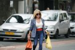 Amsterdam 21 augustus 2019
Connie Witteman lunchen met haar zoon Marvin Breukhoven .