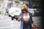 Amsterdam 21 augustus 2019
Connie Witteman lunchen met haar zoon Marvin Breukhoven .