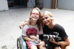 Almere 27 augustus 2019
Estelle Cruijff heeft fotoshoot ( estelle als fotograaf) voor 15 jarig bestaan esther vergeer foundation. Het motto is â€œdurf te dromenâ€