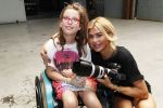 Almere 27 augustus 2019
Estelle Cruijff heeft fotoshoot ( estelle als fotograaf) voor 15 jarig bestaan esther vergeer foundation. Het motto is â€œdurf te dromenâ€