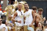 Amsterdam 3 augustus 2019
Gaypride in de grachten van Amsterdam.
Ferry Doedens met vriend