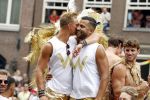Amsterdam 3 augustus 2019
Gaypride in de grachten van Amsterdam.
Ferry Doedens met vriend