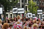 Amsterdam 3 augustus 2019
Gaypride in de grachten van Amsterdam.