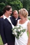 Brummen 26 augustus 2001
Irene Moors en Barry Kroon trouwen.