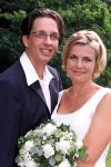 Brummen 26 augustus 2001
Irene Moors en Barry Kroon trouwen.