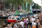 Amsterdam 3 augustus 2019
Gaypride in de grachten van Amsterdam.
Jan Kees de Jager op de KPN boot