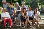 Diepenheim 24 augustus 2019
Wibi Soerjadi geeft tuinconcert in de tuin van zijn huis. Karin Riethoven met dochter Yara