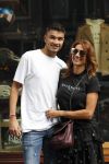 Amsterdam 30 augustus 2019
Ruud Gullit met zijn vriendin Karin de Rooij en haar zoon Nigel.