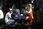 Amsterdam 23 augustus 2019
Kimberley Klaver met haar vriend Michel van den Bergh en zijn kinderen . Ze hebben net ook samen een kindje gekregen.