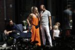 Amsterdam 23 augustus 2019
Kimberley Klaver met haar vriend Michel van den Bergh en zijn kinderen . Ze hebben net ook samen een kindje gekregen.