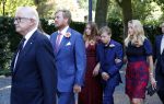 Den Haag 22 augustus 2019
Afscheidsdienst voor prinses Christina op paleis Noordeinde en de koninklijke stallen.
Aanwezig haar Kinderen Bernardo, Nicolas en Juliana alsmede prinses Beatrix prinses Irene prinses Margriet mr Pieter v Vollenhoven Koning Willem Alexander koningin Maxima prinses Mabel prins Constantijn Prinses laurentien en hun kinderen Leonore Claus Casimir Eloise   Prins Carlos  prinses Annemarie prinses Viktoria  Prins Jaime Prinses Carolina met man Albert Brenninkmeijer prinses Margarita met man Tjalling ten cate Prins floris en Prinses Aimee Prins Maurits en Prinses Marilene Prins Pieter Christiaan en Prins Bernhard jr.