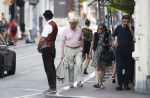 Amsterdam 27 augustus 2019
Matthijs van Heijningen met zijn vrouw op de utrechtsestraat.