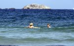 Ibiza 17 augustus 2019
Mieke v d Weij met haar man in zee bij Coco Beach.