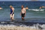 Ibiza 17 augustus 2019
Mieke v d Weij met haar man in zee bij Coco Beach.