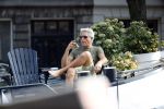Amsterdam 27 augustus 2019
Mike Kesseler ( vriend Sandra Schuurhof) op zijn woonark
