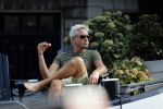 Amsterdam 27 augustus 2019
Mike Kesseler ( vriend Sandra Schuurhof) op zijn woonark