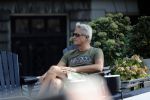 Amsterdam 27 augustus 2019
Mike Kesseler ( vriend Sandra Schuurhof) op zijn woonark